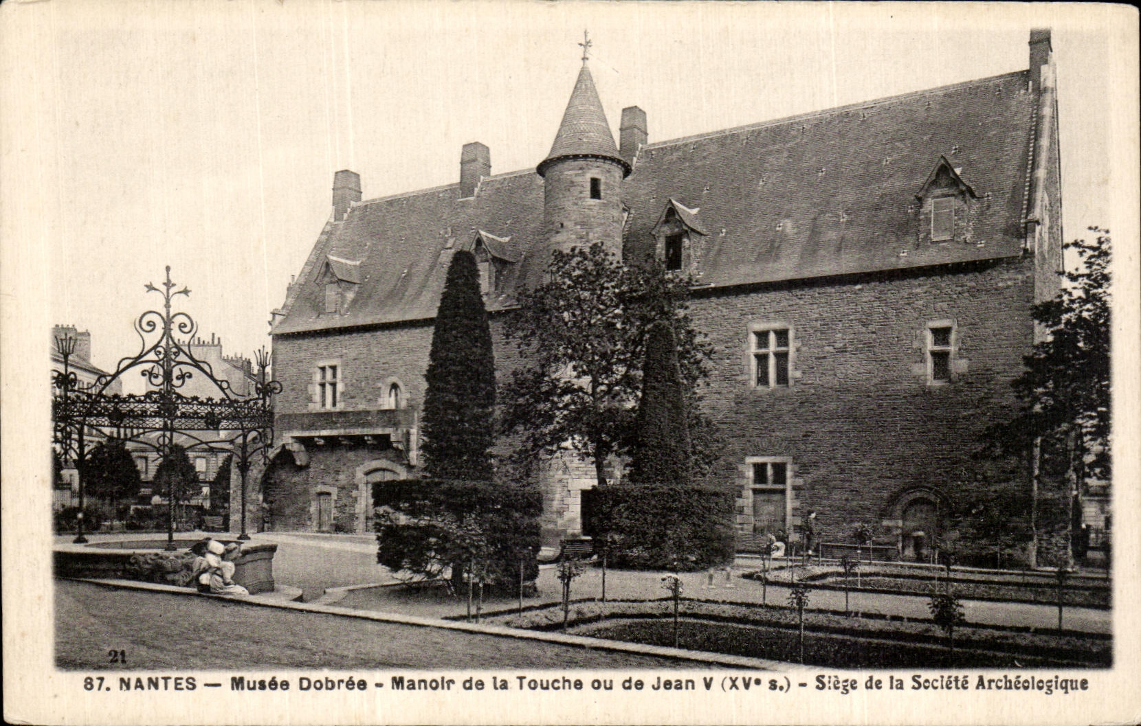 CPA Nantes Museum Dobree Manor of the Key or Jean V