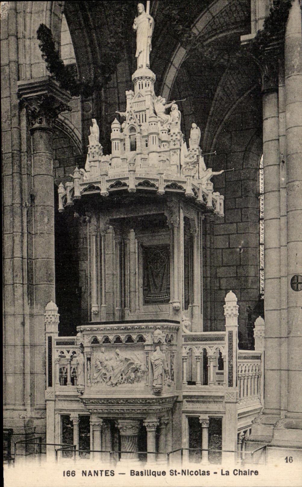 CPA Nantes Basillque St Nicolas the Pulpit