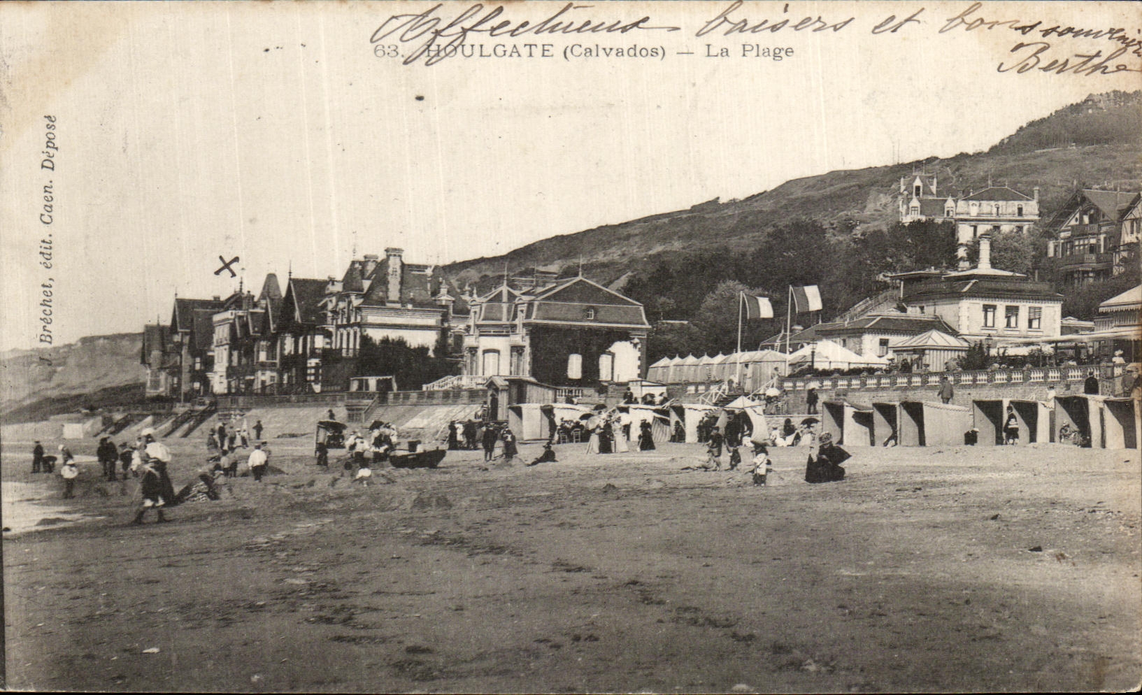 CPA Houlgate (Calvados) La Plage