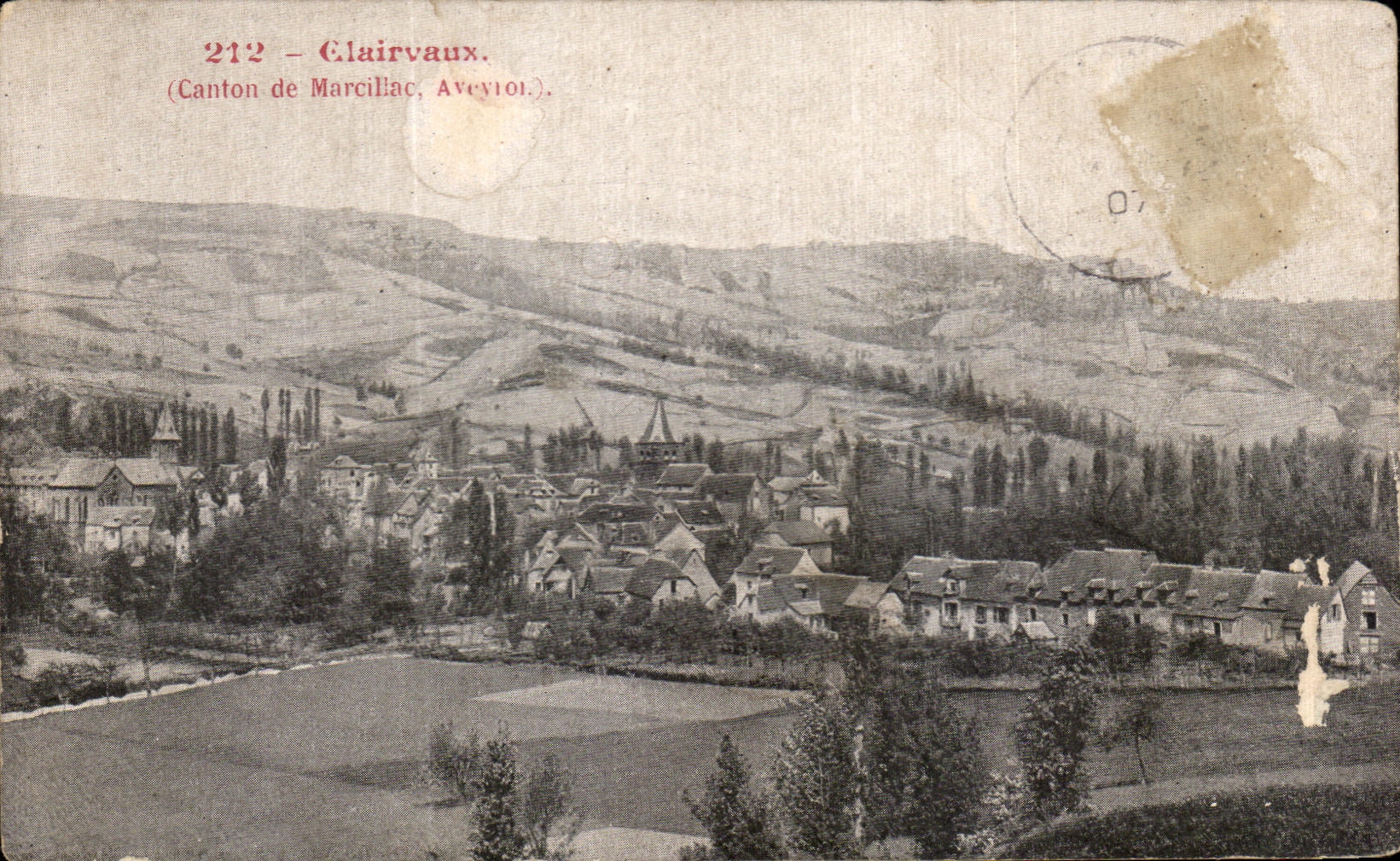 CPA Clairvaux (Canton de Marciliac Aveyron)