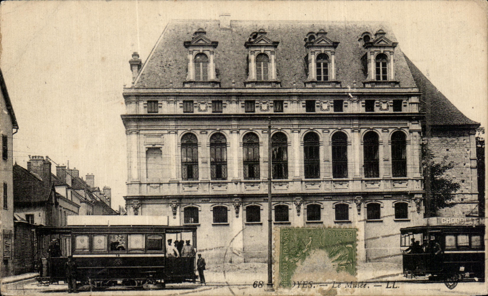 CPA Troyes the Museum Tram