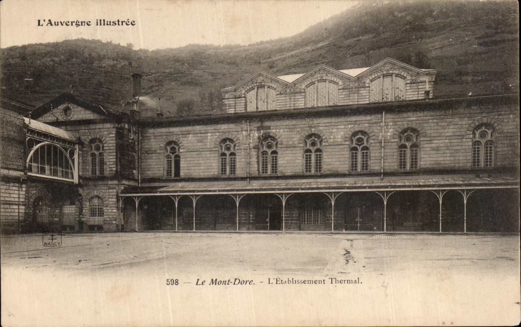 CPA illustrated Auvergne the Mount Gilds Hydropathic establishment