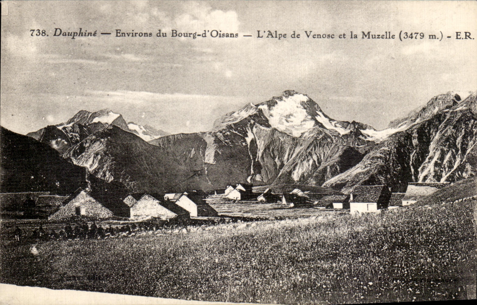 Dauphine CPA Surroundings of the Borough Oisans Alpe de Venose and Muzelle