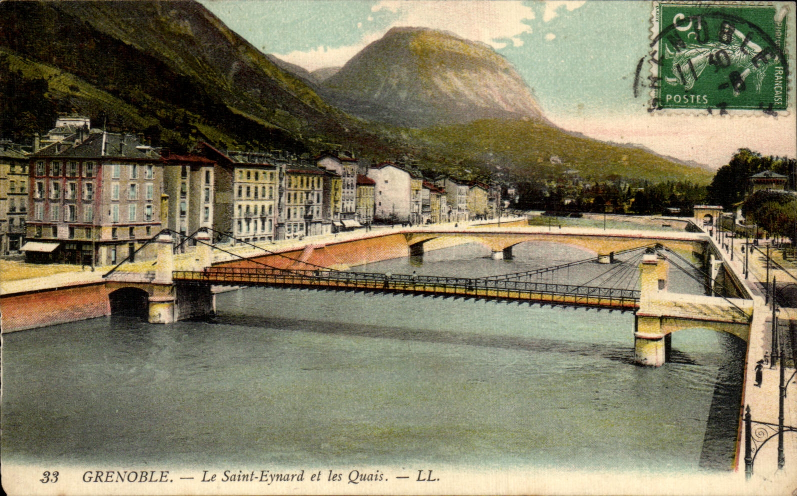 CPA Grenoble Le Saint Eynard et les quais