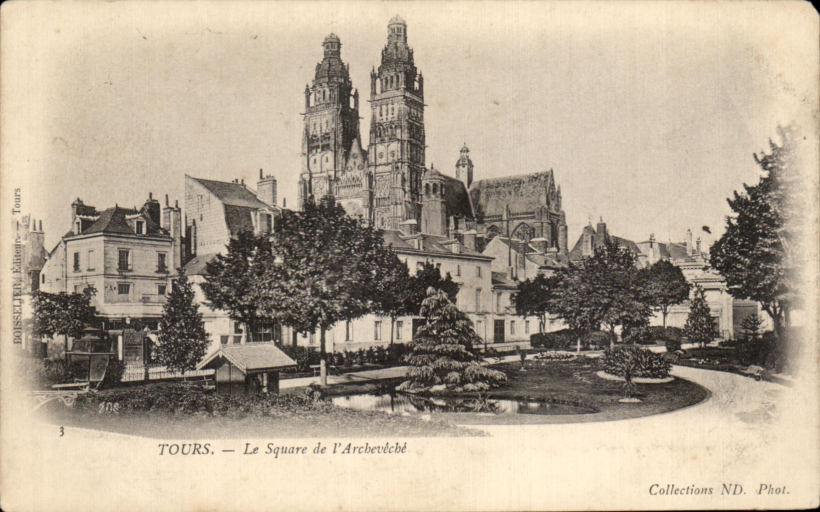 CPA Tours the Public garden of Archbishop's palace