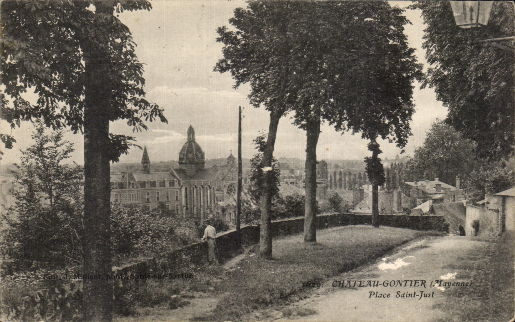 CPA Gontier Castle Places Just Saint