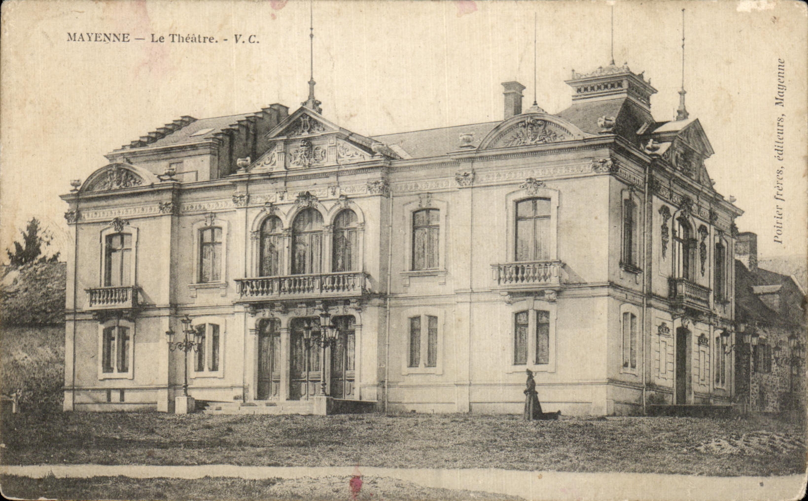 CPA Mayenne el teatro