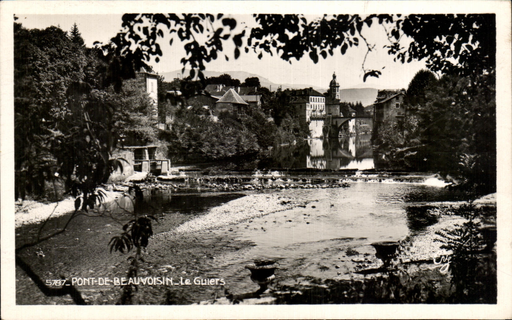 CPA Bridge De Beauvoisin Guiers