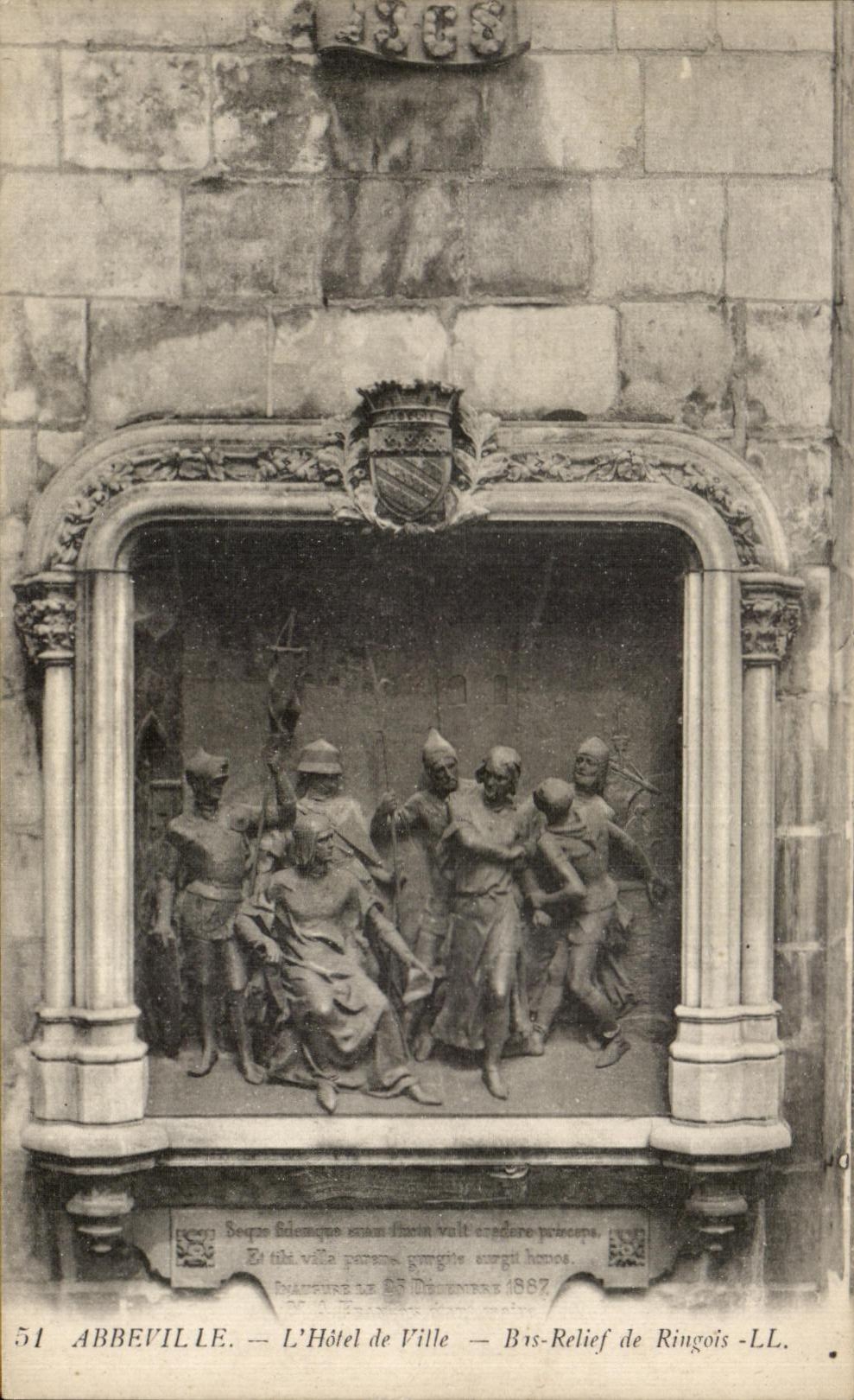 CPA Abbeville Low Town hall Relief of Ringois