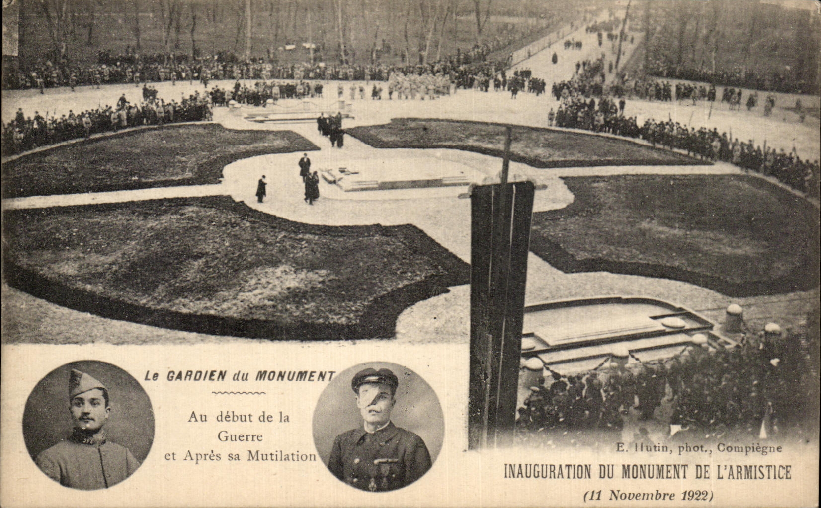 CPA Inauguration Du Monument De L Armistice Militaria Compiegne