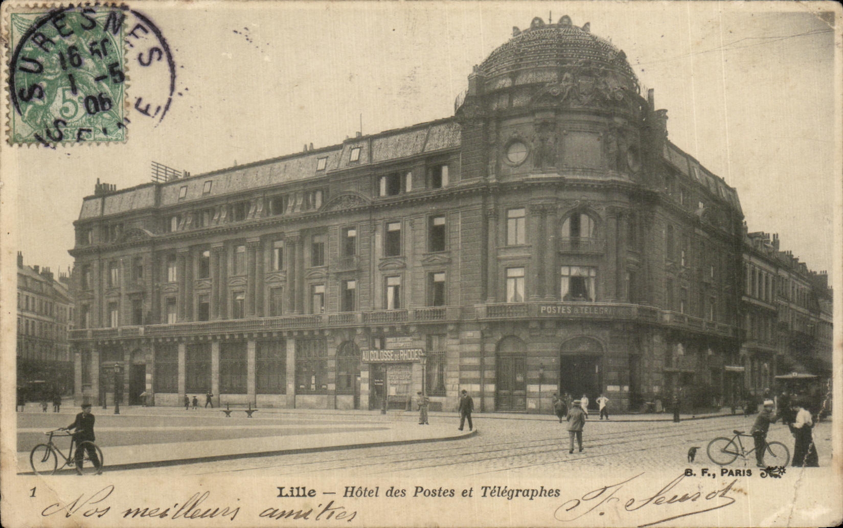 CPA Lille Post office building and Telegraphs postal and telecommunications authorities