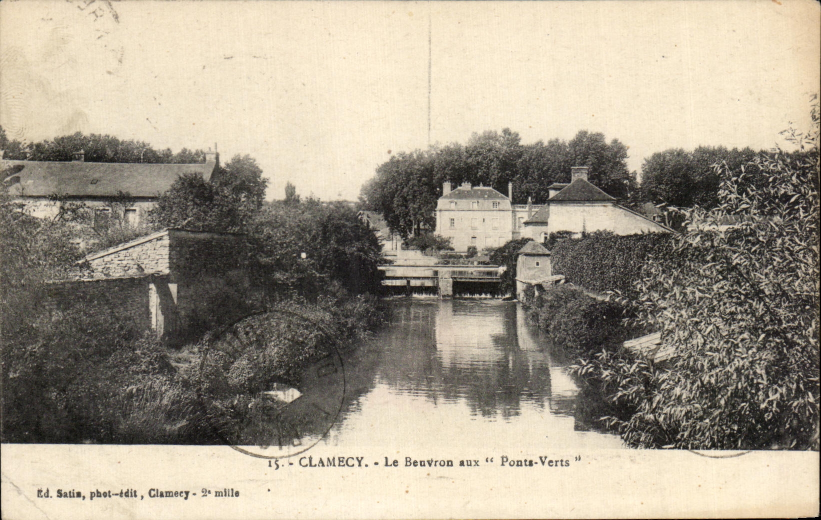 CPA Clamecy Beuvron with the Green Bridges
