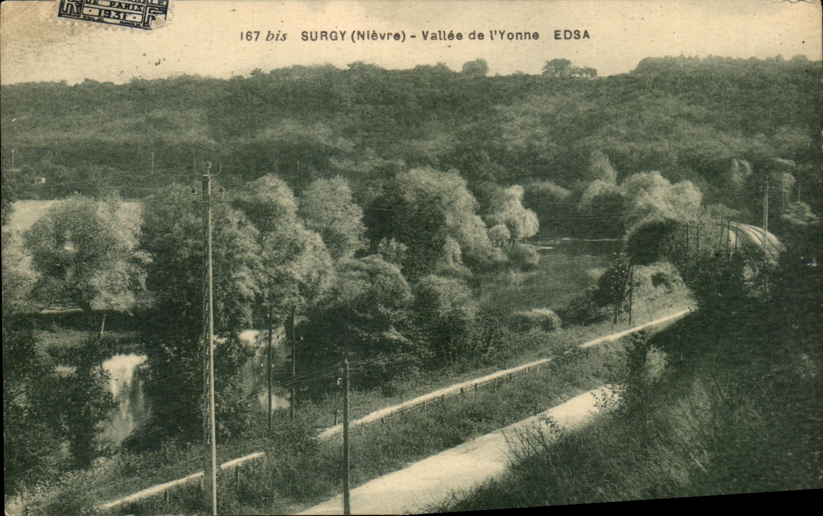 CPA Surgy Nievre Valley of I Yonne
