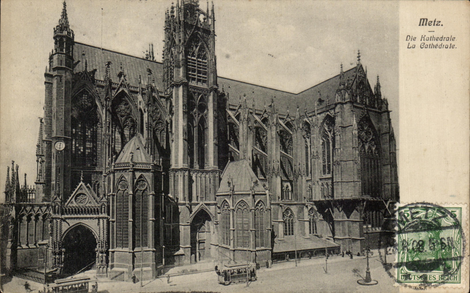 CPA Metz Die Kathedrale La Cathedrale