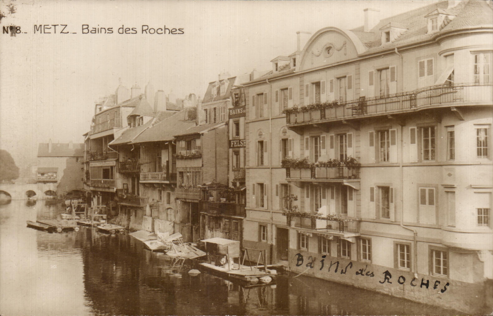 CPA Metz Bains des Roches