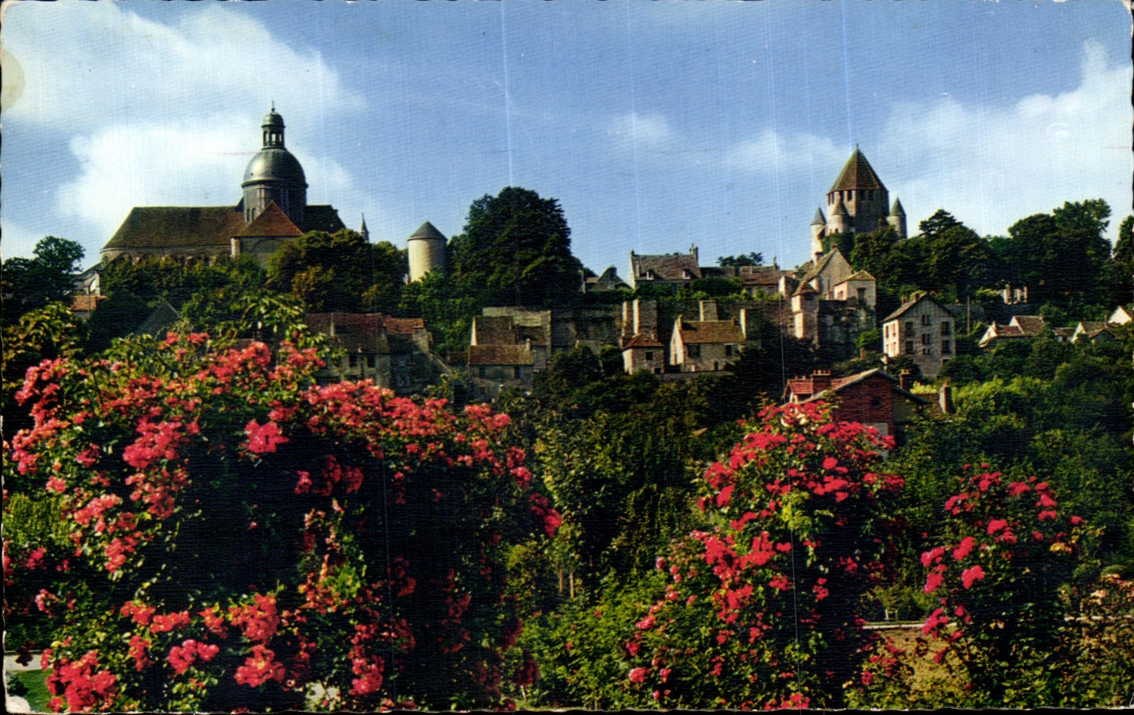 CPA Seine acodado ramifica y panorama de Marne de la alta ciudad en St Quiriace y el torno de la iglesia de Raseraie I de Cesar