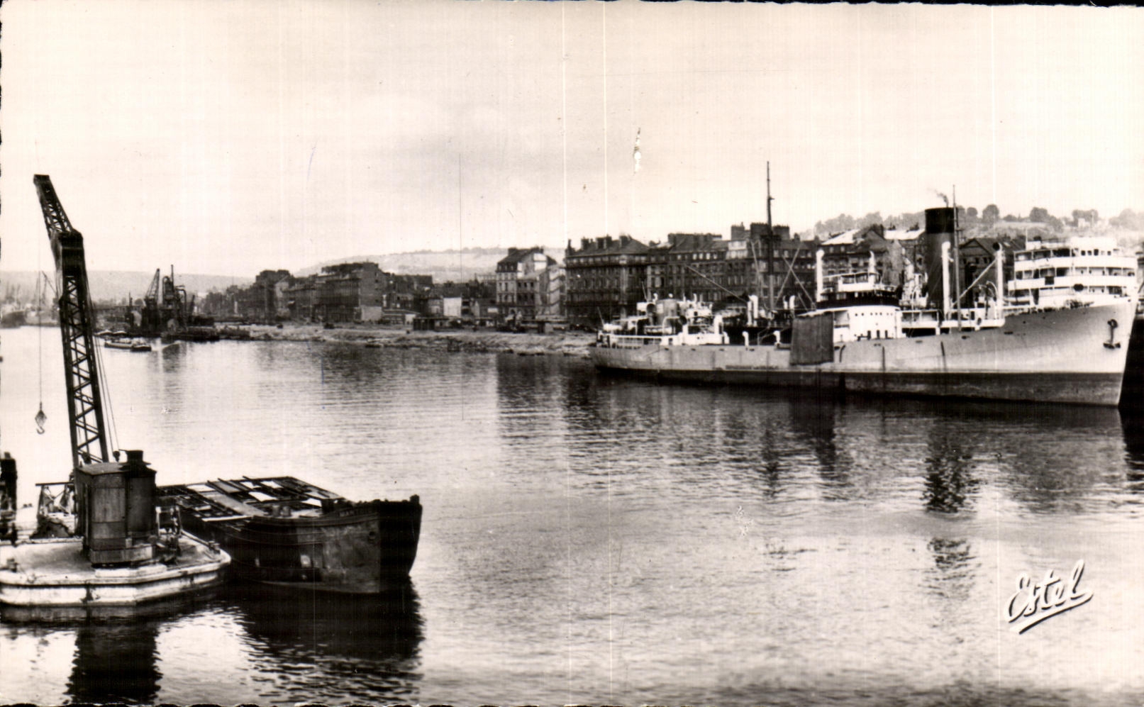 CPA Rouen Quays of the Seine Boat