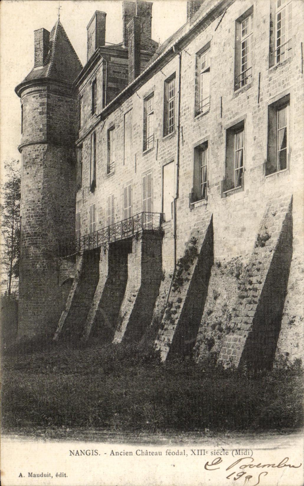 CPA Nangis Old feudal castle century
