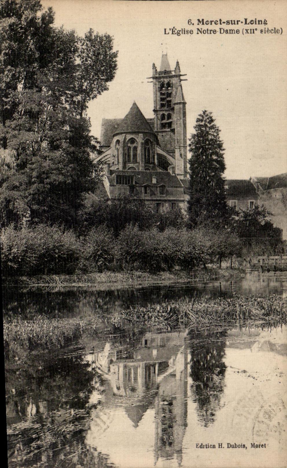 CPA Moret en la iglesia de Loing Notre Dame