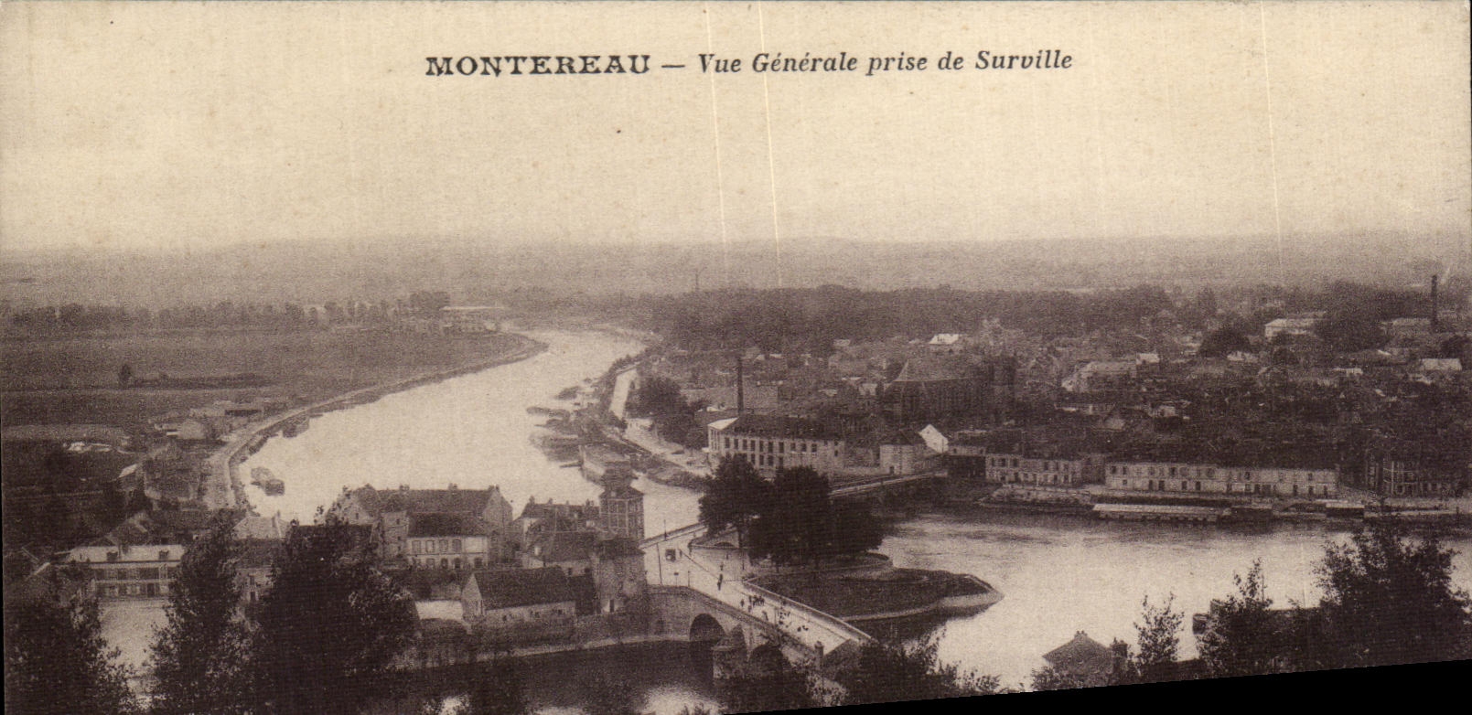 CPA Montereau With the General catch of Surville