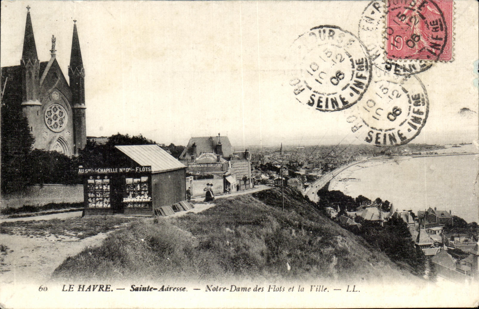 CPA Le Havre Sainte Adresse Notre Dame des l lots et la Fille