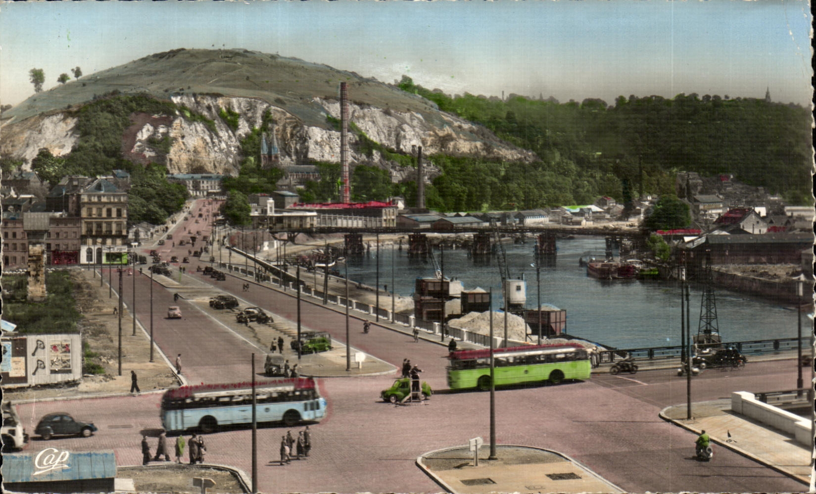 CPA Rouen Quays towards Good Help