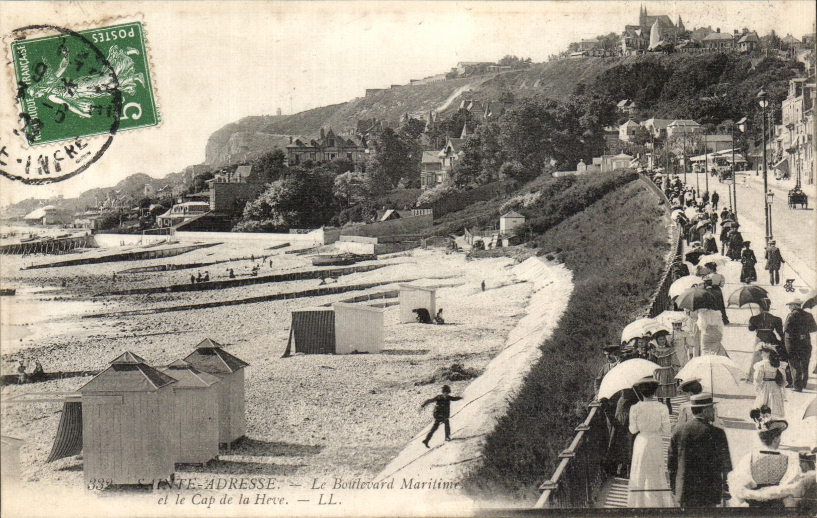 CPA Sainte Address the Maritime Boulevard and the Cape of Heve