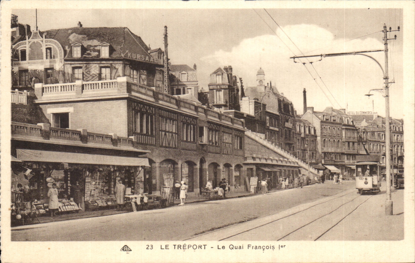 CPA Treport the Quay Francois L