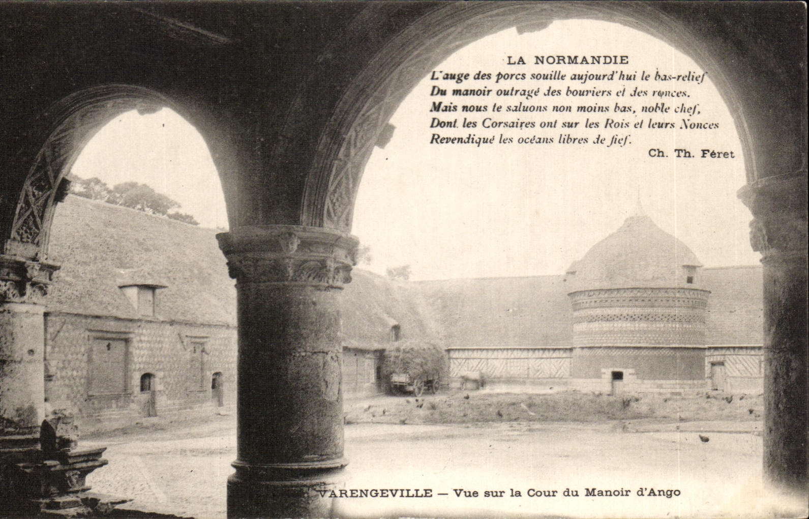 CPA Varengeville Seen on the Court of the Manor Pigeon Ango Pigeon