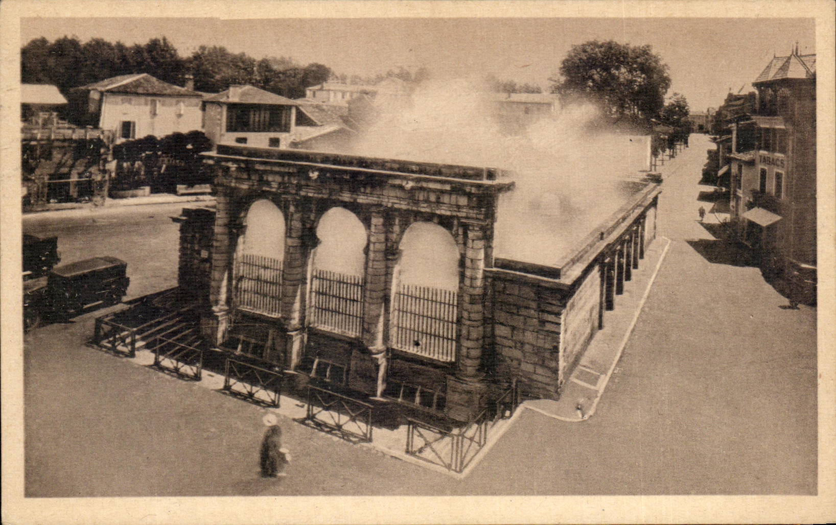 Agua caliente de la fuente de CPA Dax