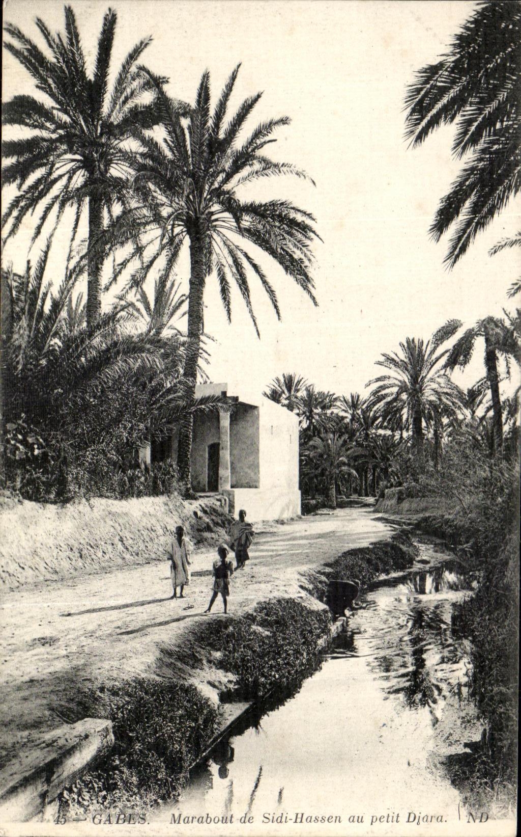 CPA Tunisia Gabes Marbout de Sidi Hassen in small Djara