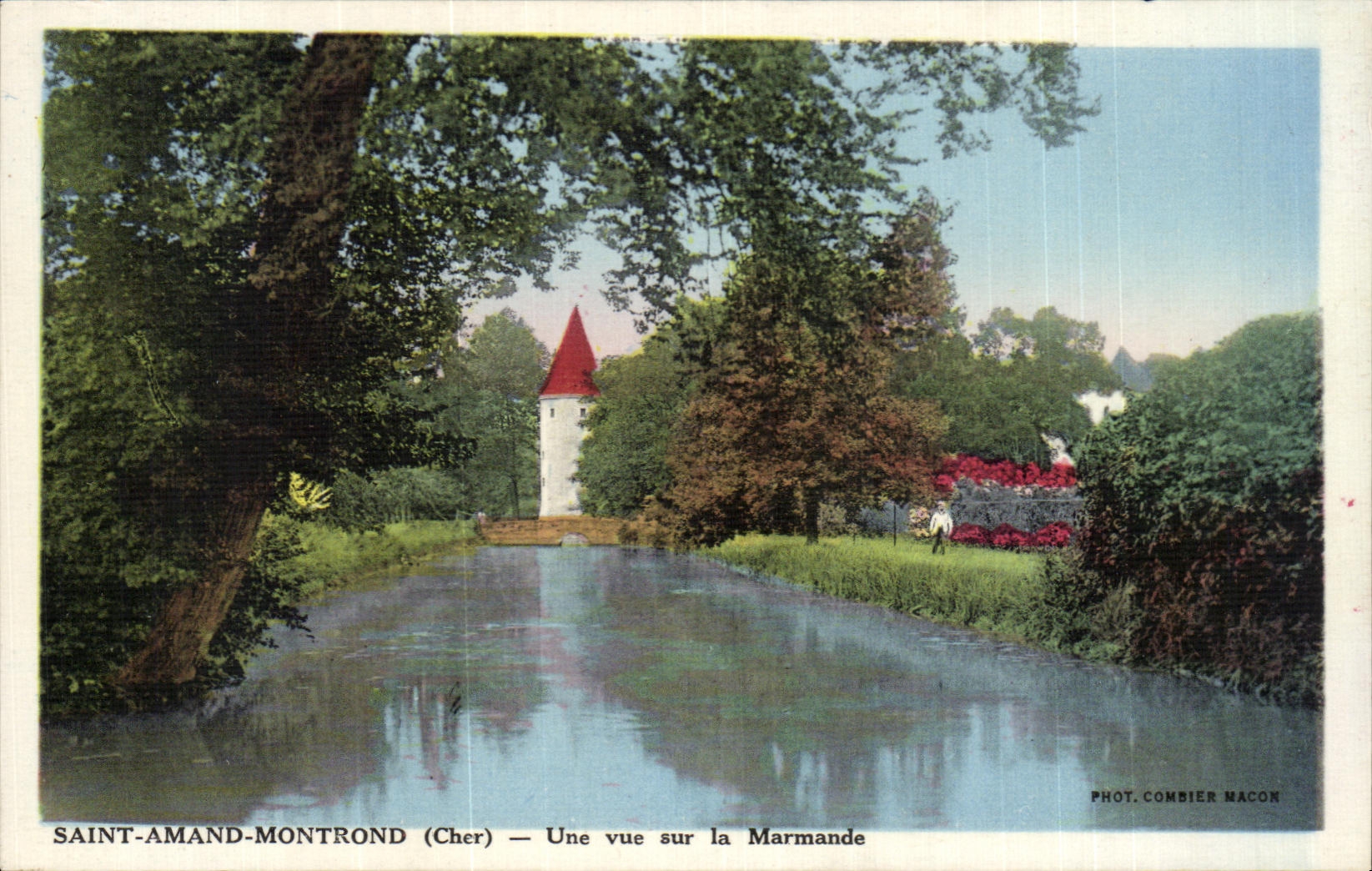 Santo Amand Montrond de CPA una vista en Marmande
