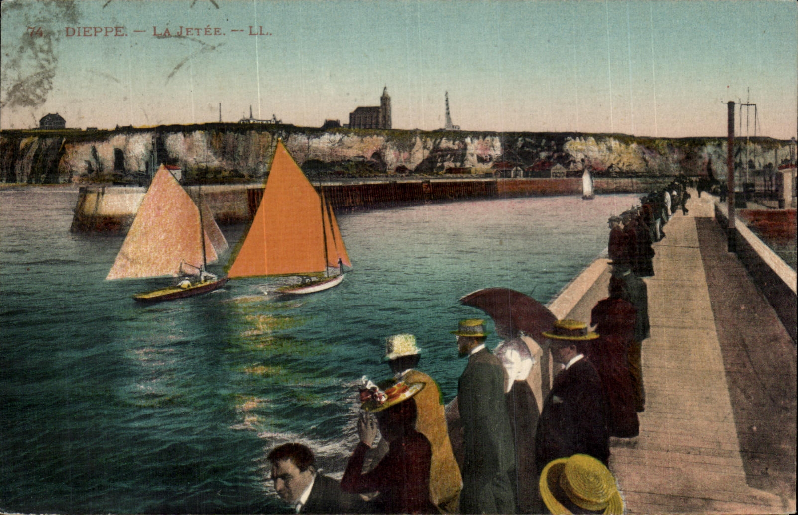 Barco lanzado Dieppe de CPA