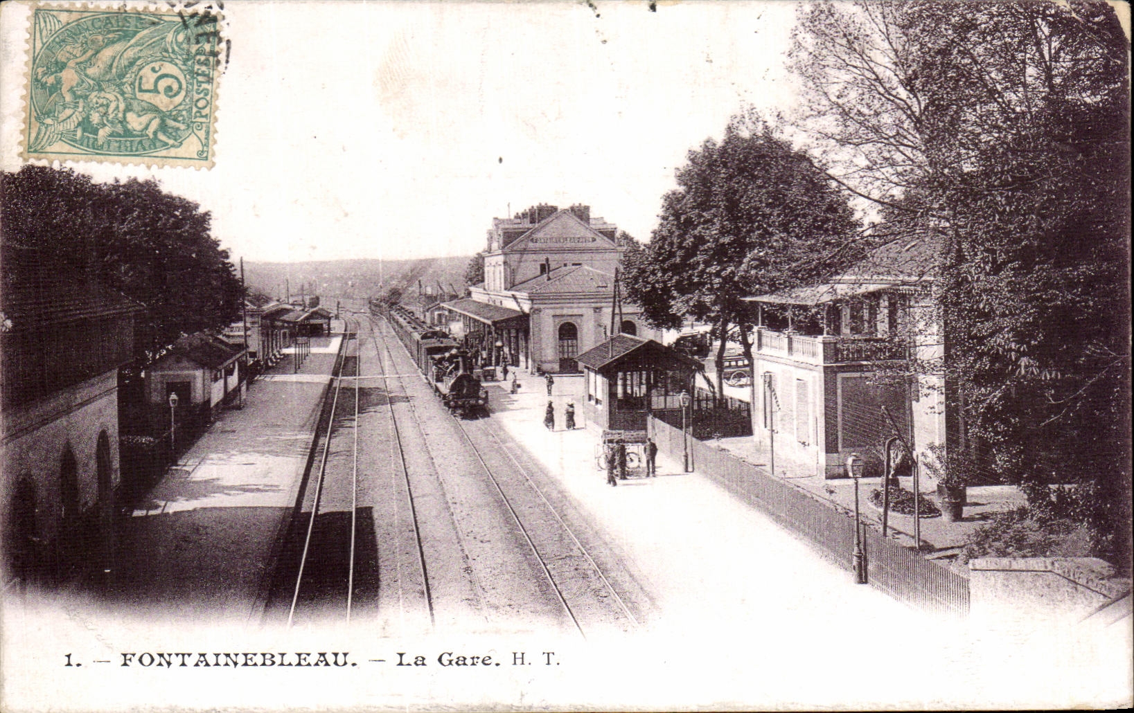 CPA Fontainebleau La Gare