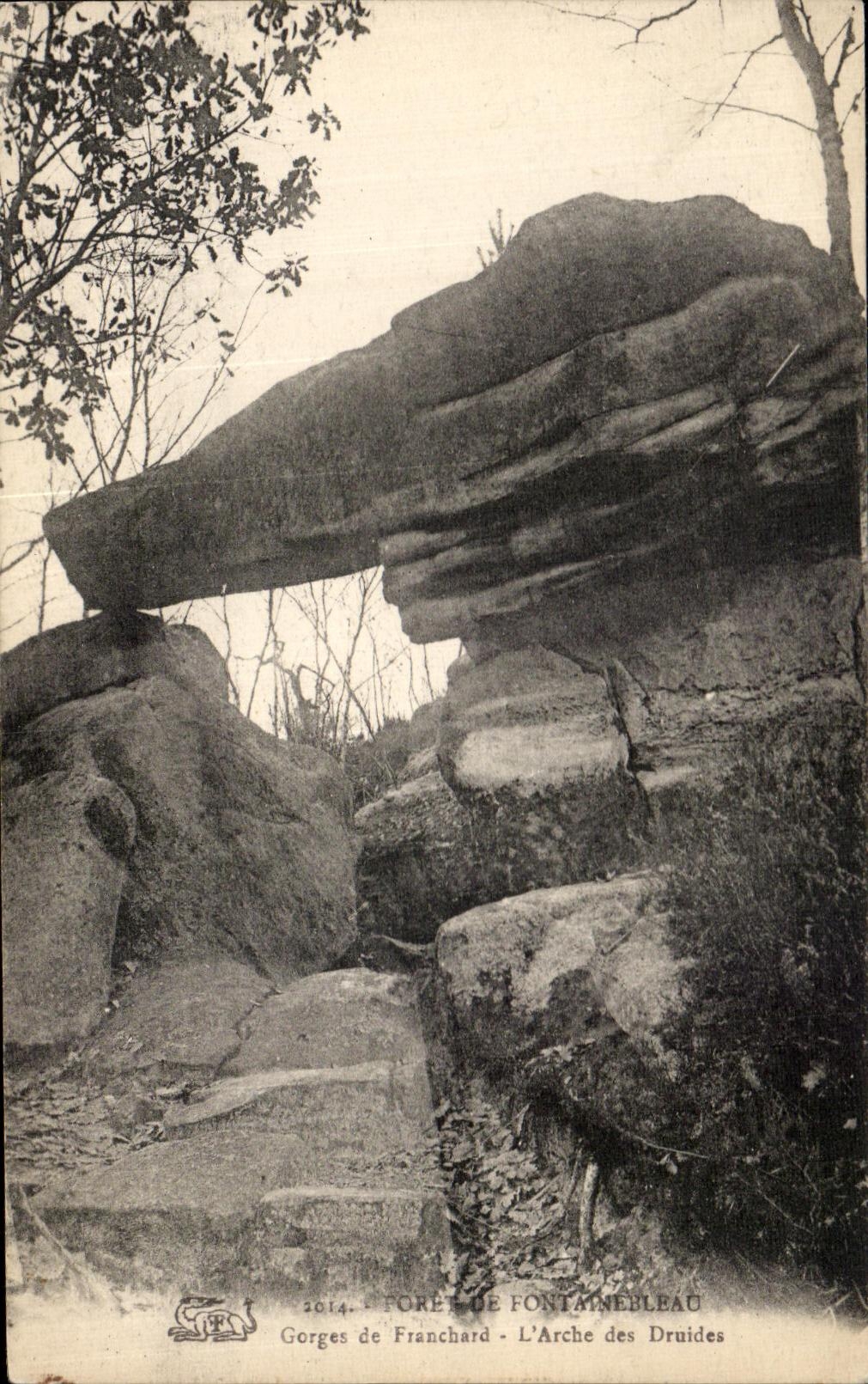 CPA Foret De Fontainebleau Gorges de Franchard L Arche des Druides