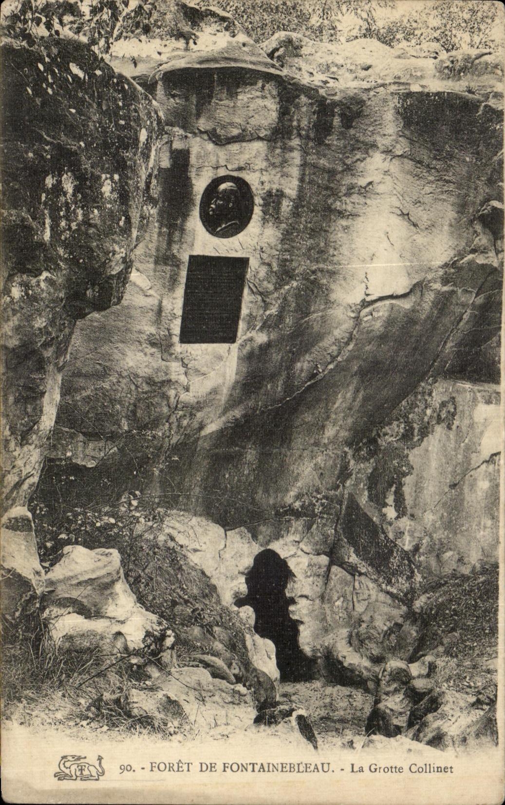 CPA Foret De Fontainebleau La Grotte Collinet