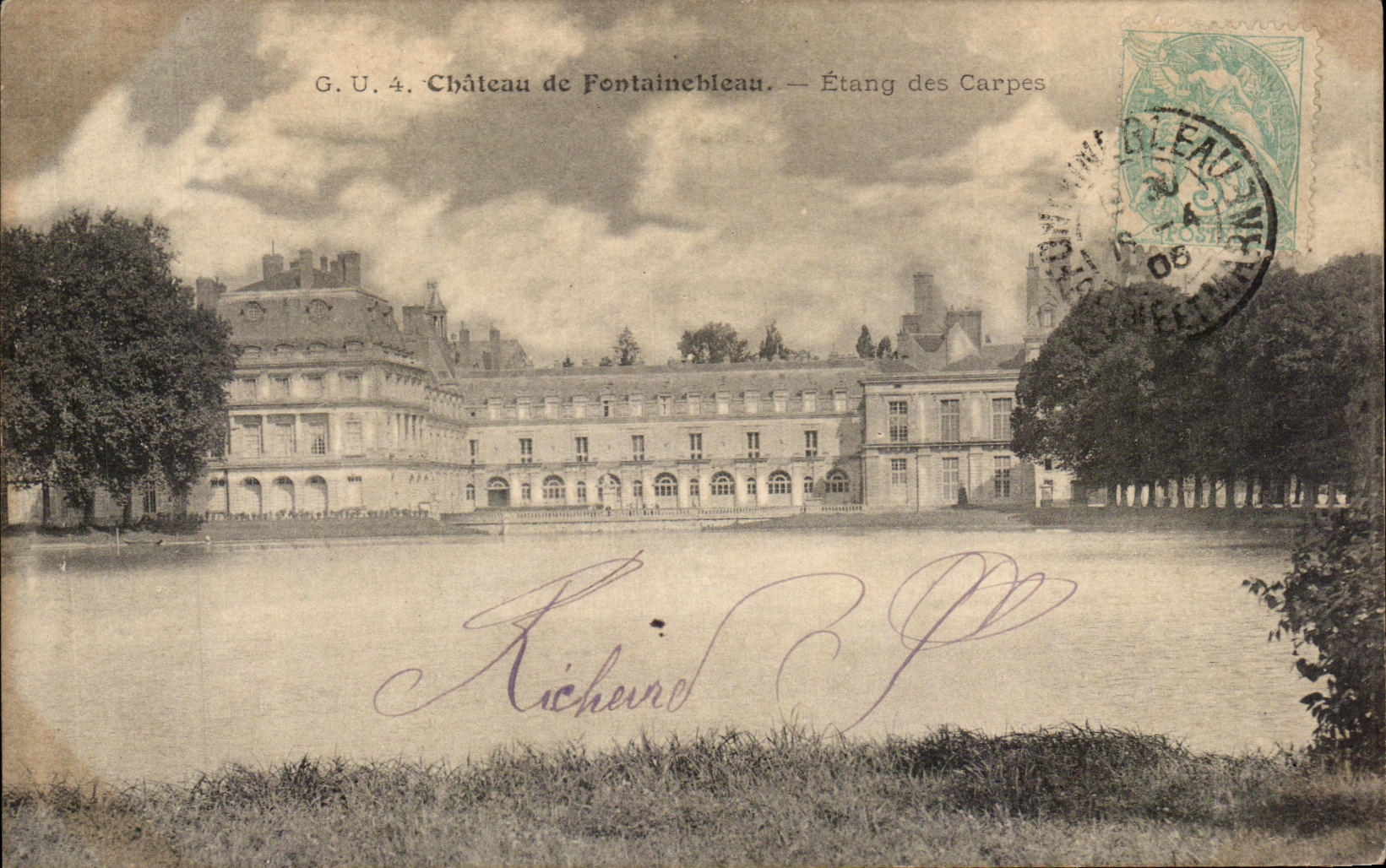 CPA Chateau de Fontainebleau Etang des Carpes
