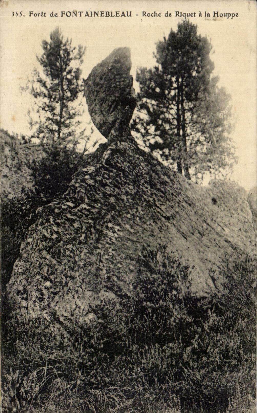 CPA Foret de Fontainebleau Roche de Riquet a la Houppe