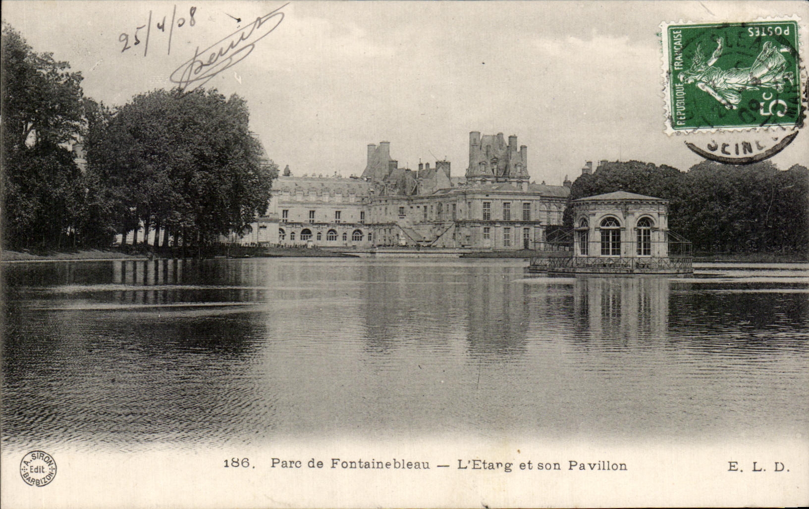 CPA Parc de Fontainebleau L Etang et son Pavillon