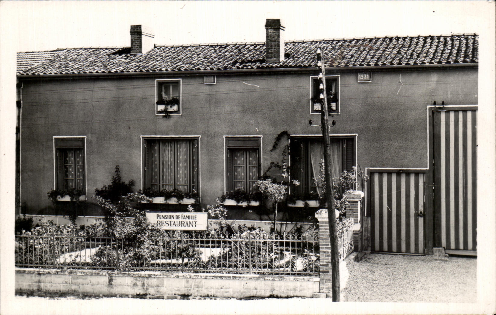 CPSM Restaurant Pension de famille (non localisee)