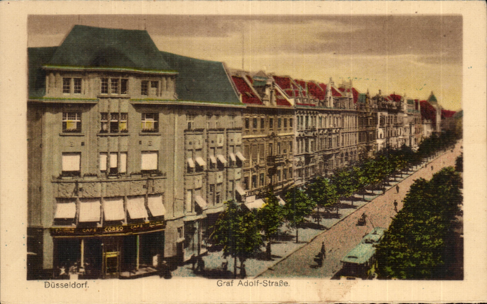 CPA Dusseldorf Graf Adolf Strabe
