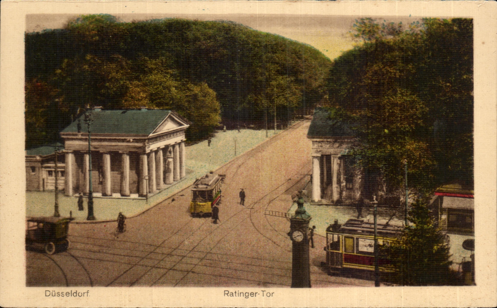 CPA Dusseldorf Ratinger Tor Tramway