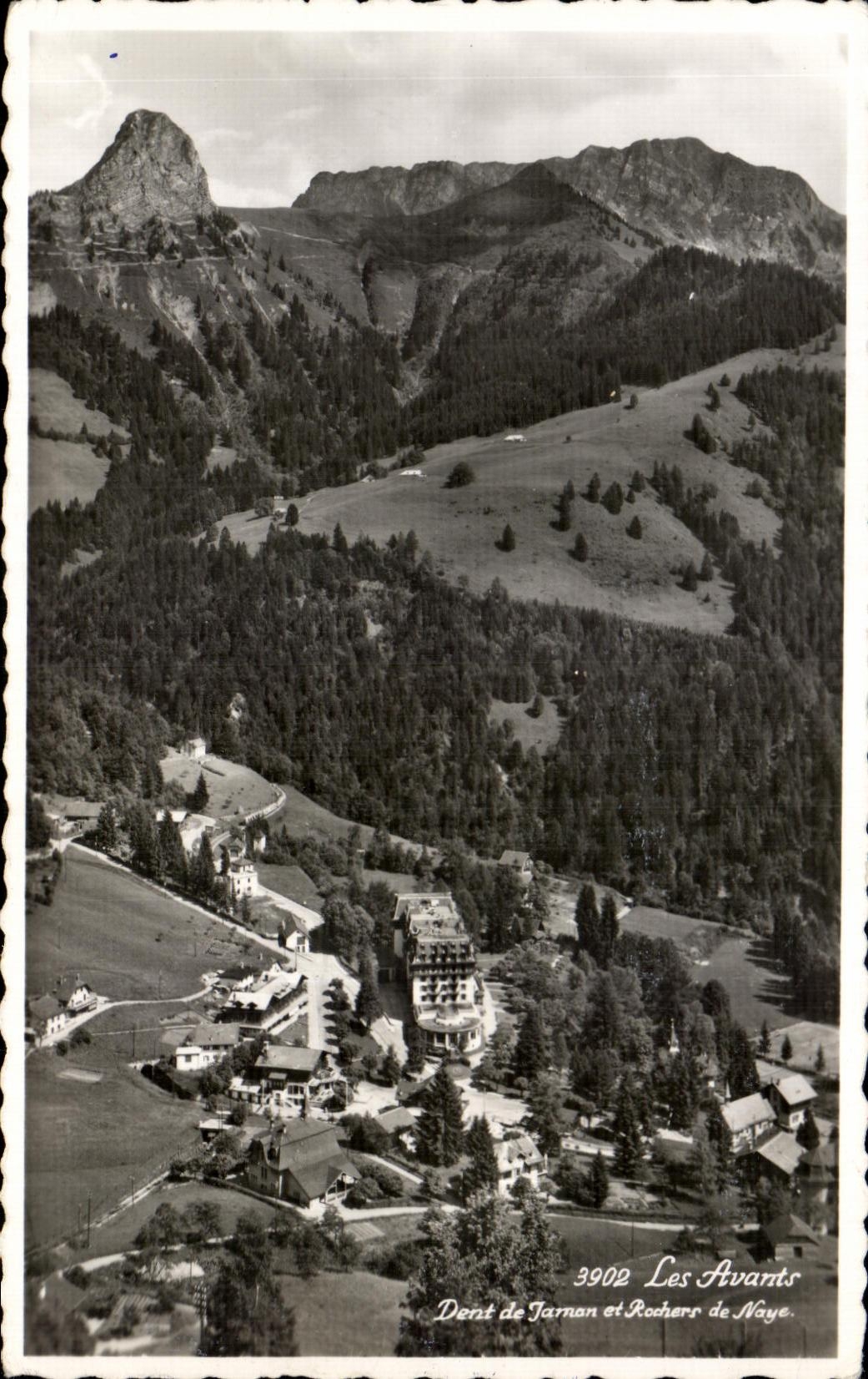 CPA Les Avants Dent de Jarnan et Rocher de Naye 