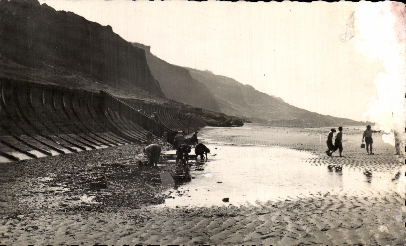 CPA Villers sur Mer Les Falaises