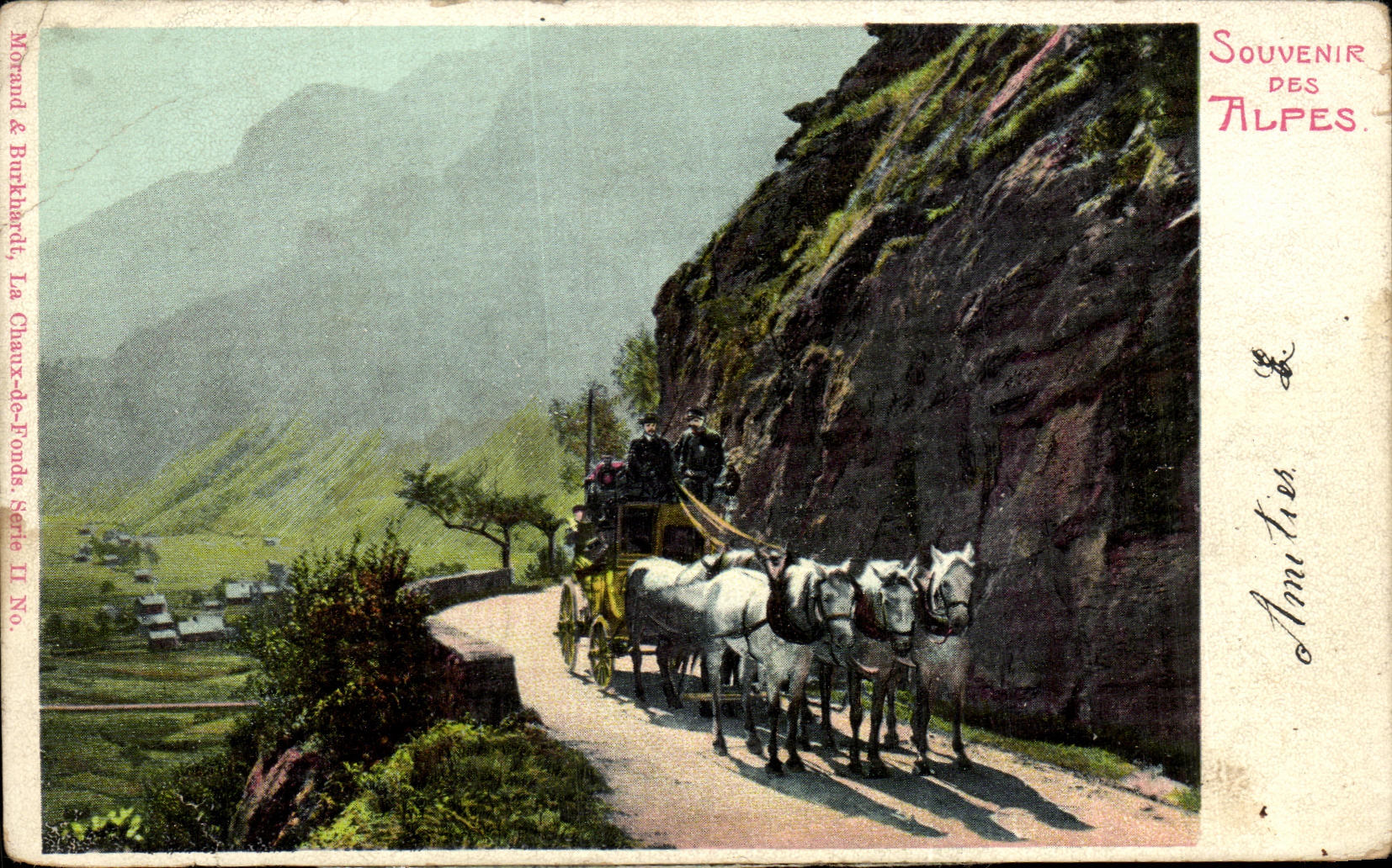 CPA Souvenir Des Alpes Anitier