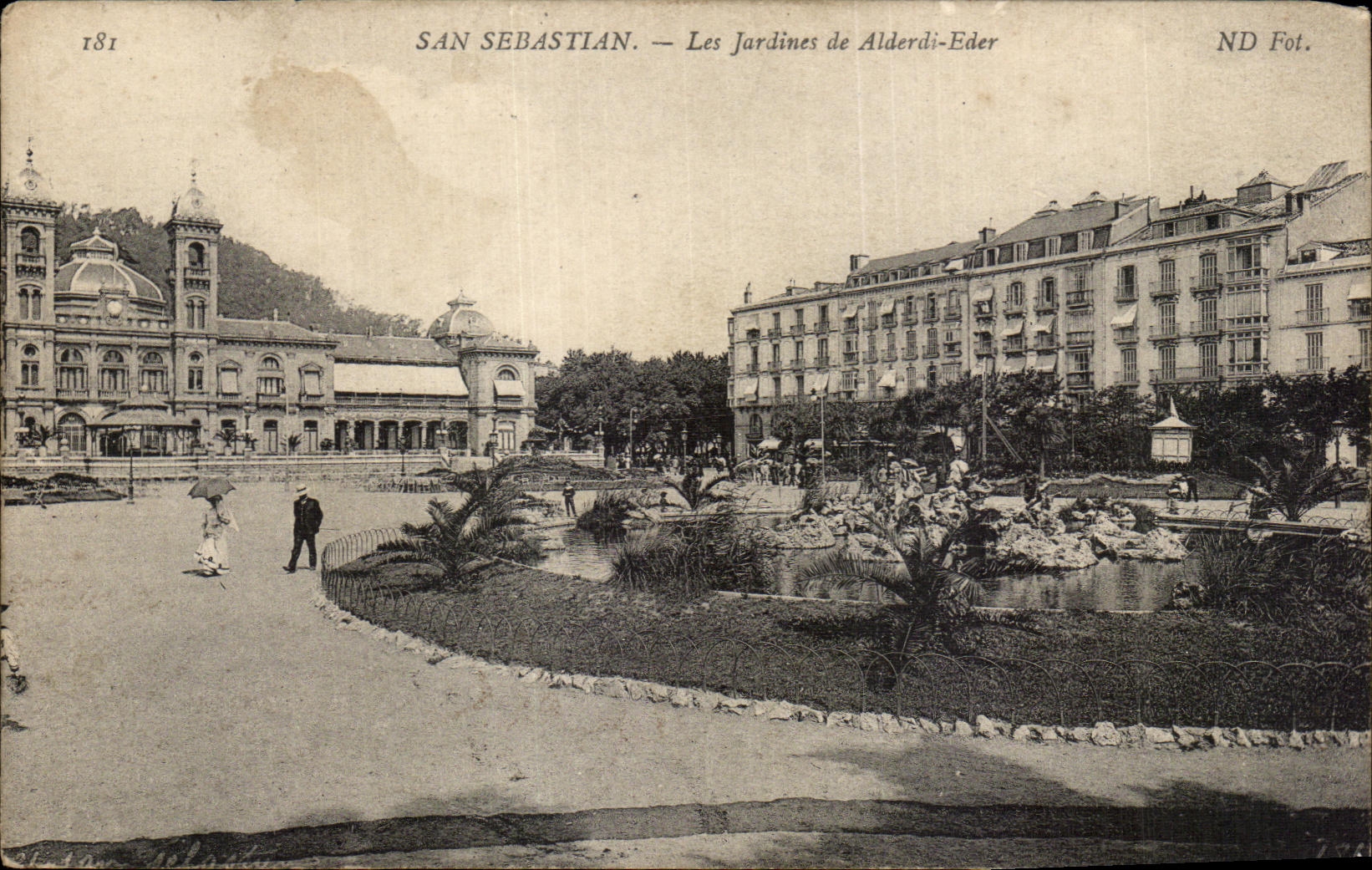 CPA San Sabastian cultivan un huerto ellos de Alderdi Eder