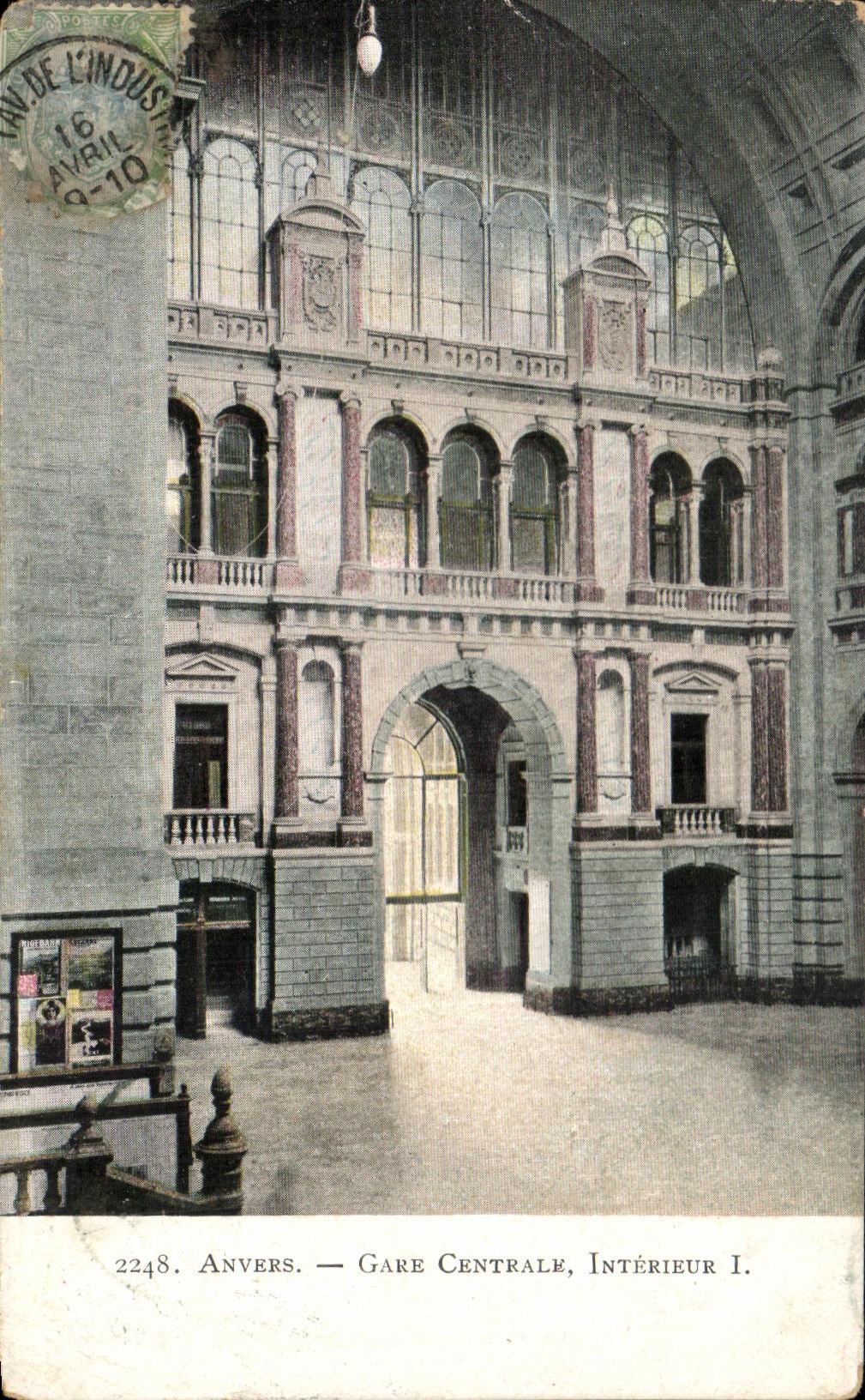 Estacion interior de la central de CPA Amberes