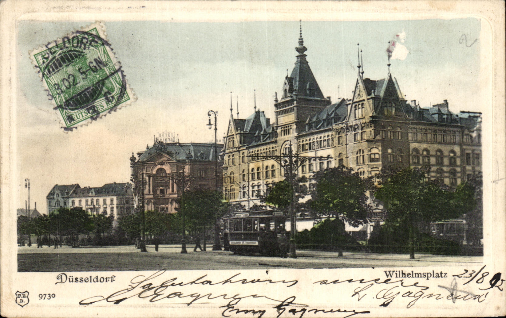CPA Dusseldorf Wilhelmsplatz