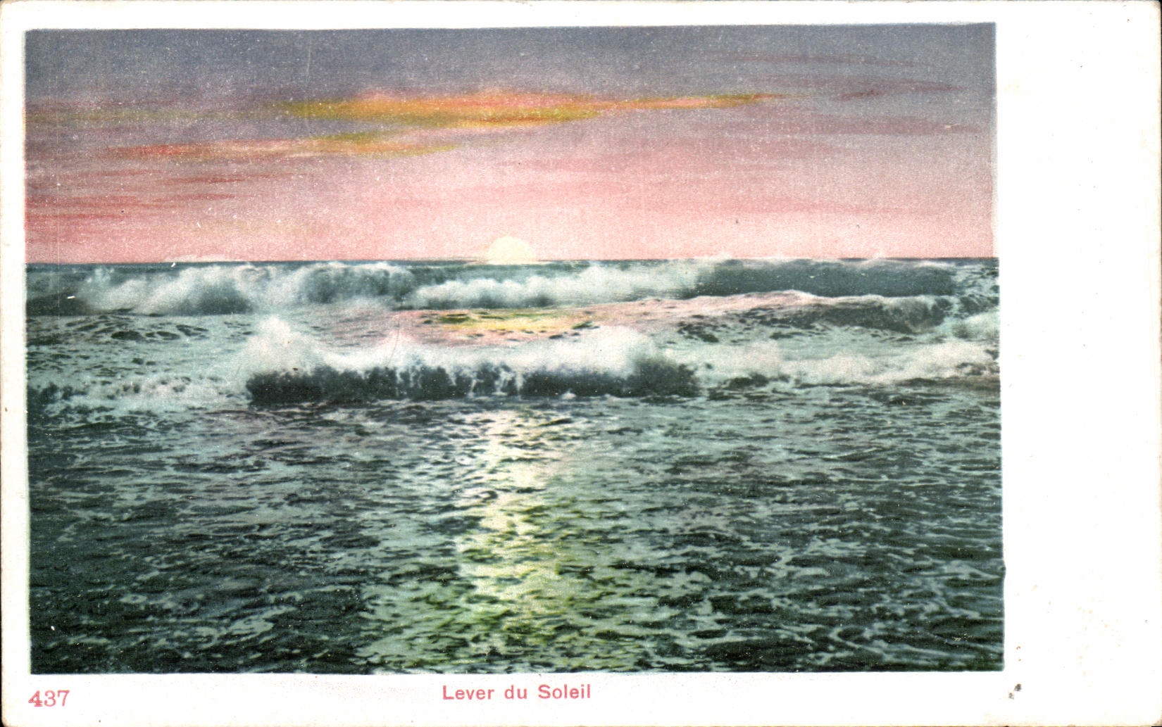 CPA Lever du soleil