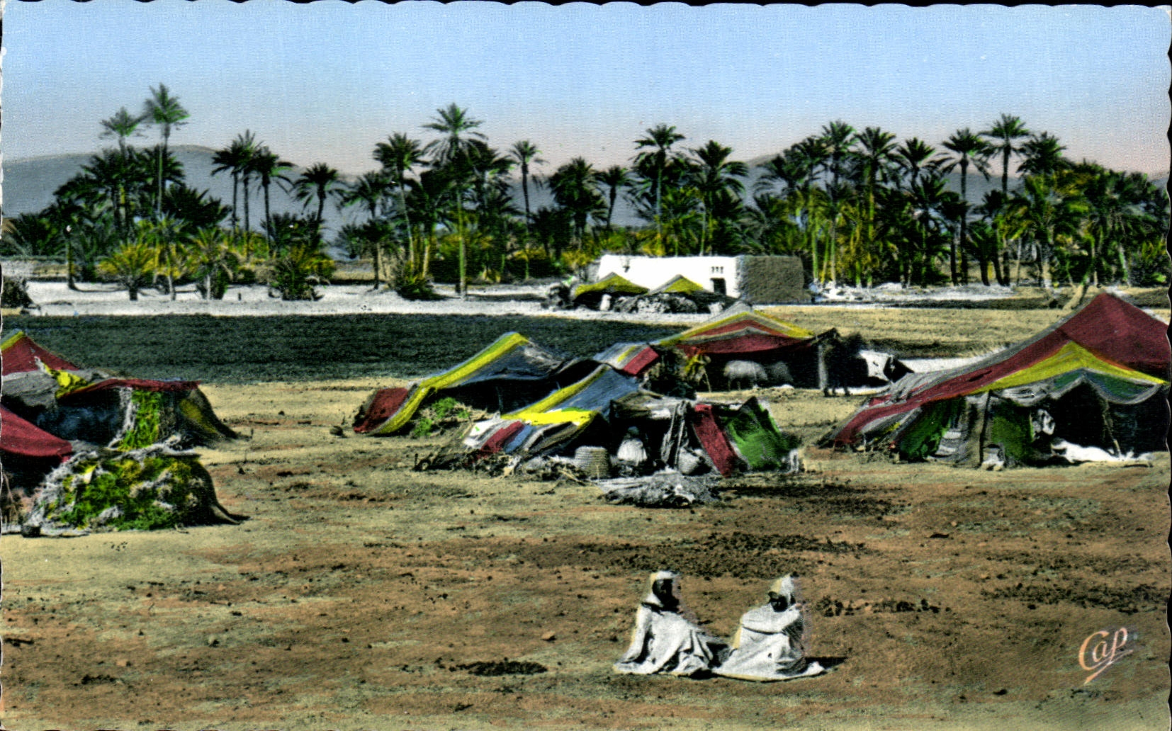 Escenas de CPA Campament de nomadas